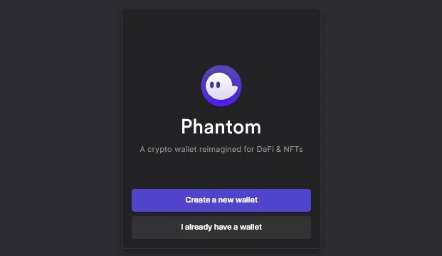 New Phantom wallet interface