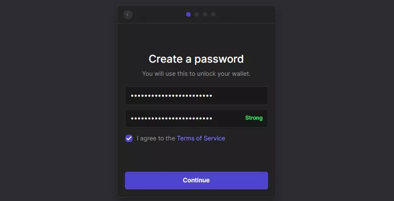 creating a password