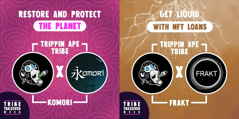 Trippin' Ape Tribe Partnerships