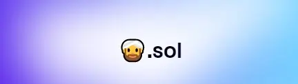 Emoji Solana domain name