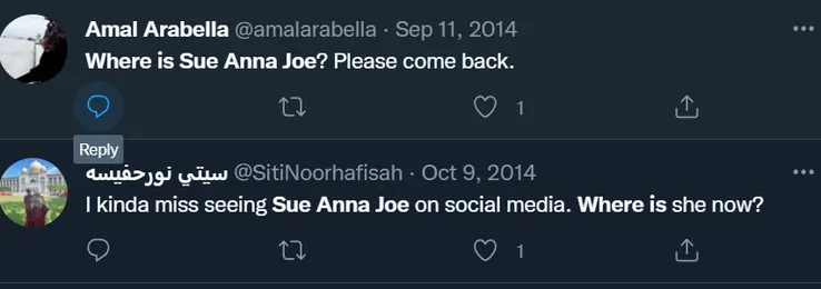 Sue Anna Joe's fans