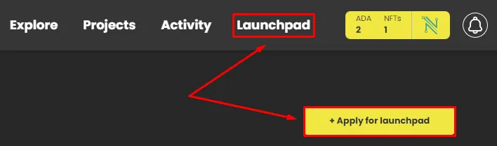 Applying for CNFT Launchpad