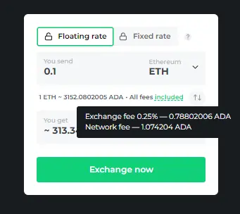 Choosing Between Changelly's floating and fixed rate