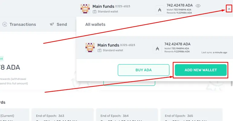 Connecting Yoroi to Ledger