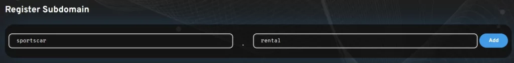 Buying a subdomain on Decentraweb (part 2)