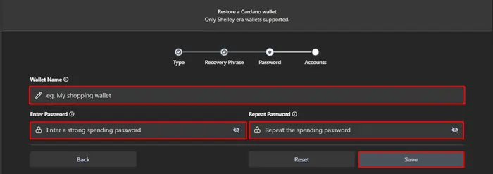 Setting Up Account Restoration