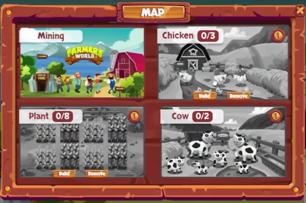 Unlocking Other Game Features on Farmers World