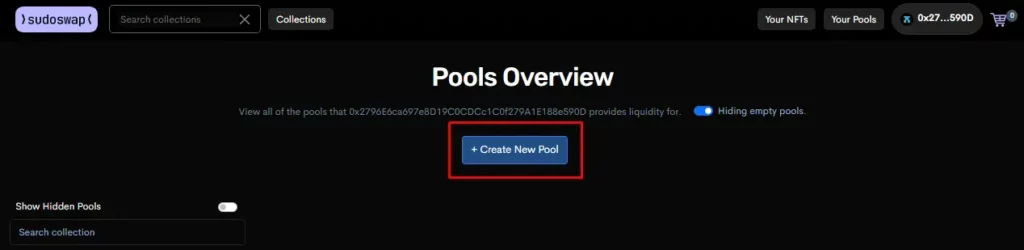 Create a New Pool