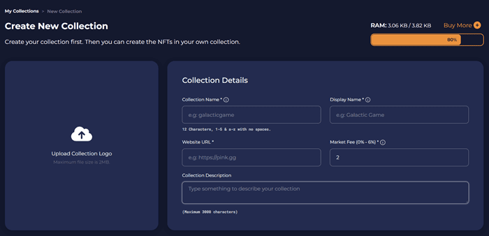 Creating an NFT Collection on AtomicHub