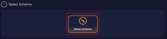 Select Schema Option