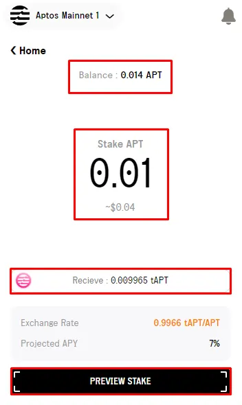 Staking Details