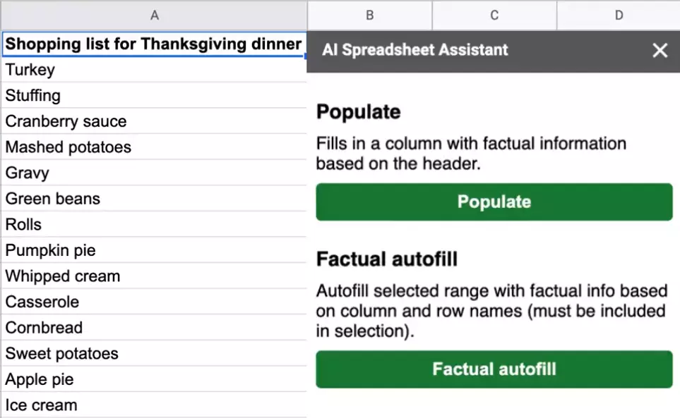 Populate-Function