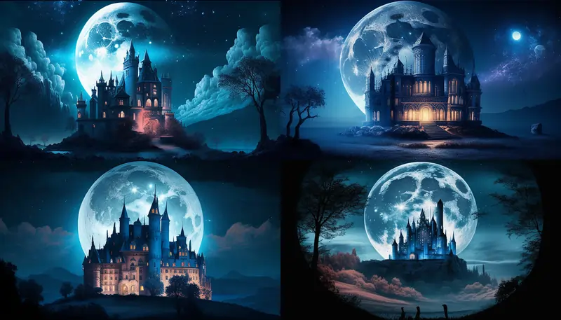romantic_blue_moon_kingdom_castle_blue_night