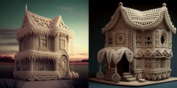 House made of Macrame