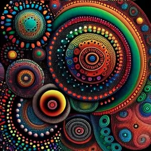 Psychedelic aboriginal art